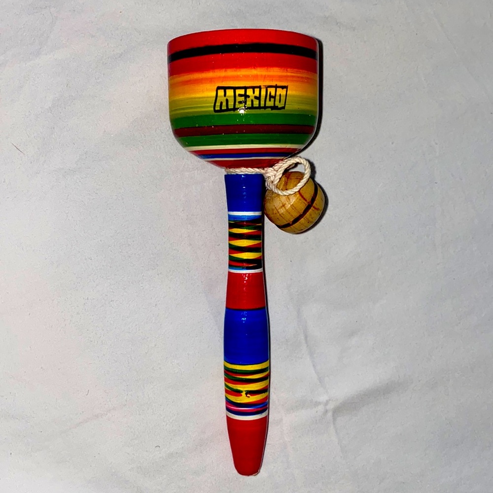 Wooden game Kendama